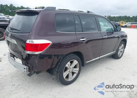 2013 Toyota Highlander Limited V6 из США, поврежденный, VIN 5TDDK3EH1DS273740